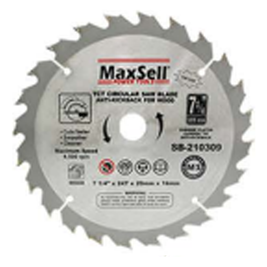 Maxsell TCT Circular Saw Blade for Wood (Anti-Kickback) | MaxSell by KHM Megatools Corp. Maxsell TCT Circular Saw Blade for Wood (Anti-Kickback) | MaxSell by KHM Megatools Corp.